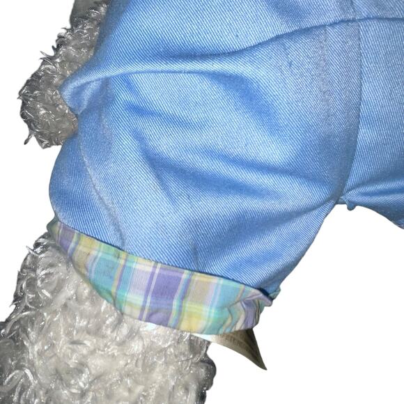 Dan Dee Plush Bunny Rabbit 2008 Stuffed Animal Baseball Cap Nursery Gift Dog 20" - Picture 10 of 12